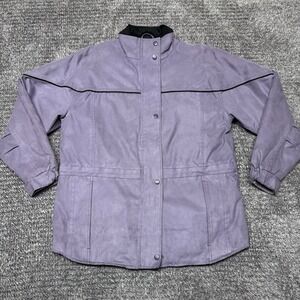 Outback Trading Company Jacket Women's Small Purple Heavy Zip